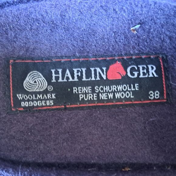 Haflinger Women’s 38 7  Wool Clogs Slippers Purple Slip-On Round Toe Shoes - Picture 8 of 13